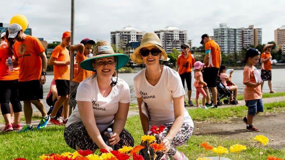 Using her blog 'Dear Melanoma', Ms Betts has raised more than $100,000 for other cancer patients. Source: Facebook