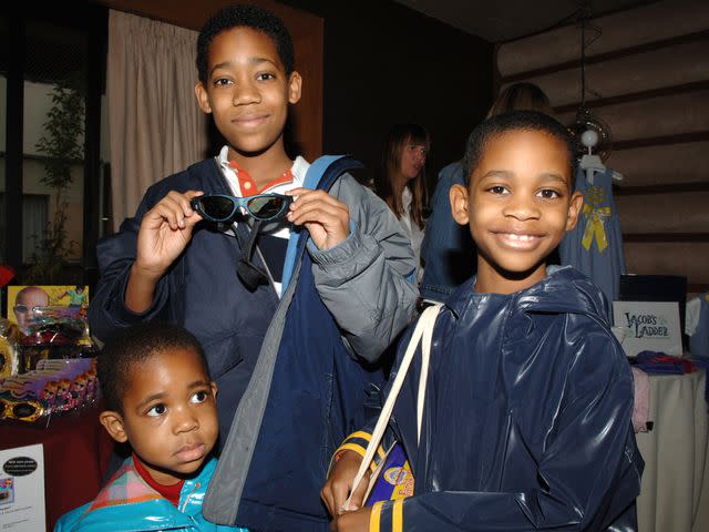 <p>Eric Neitzel/WireImage</p> Tylen Jacob Williams, Tyler James Williams, and Tyrel Jackson Williams