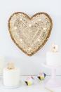 <p>If you really want to make a statement with your DIY Valentine's Day decor, opt for a sequined marquee heart. </p><p>Get the tutorial at <a href="https://sugarandcloth.com/diy-sequin-marquee-heart/" rel="nofollow noopener" target="_blank" data-ylk="slk:Sugar and Cloth;elm:context_link;itc:0;sec:content-canvas" class="link ">Sugar and Cloth</a>.</p>
