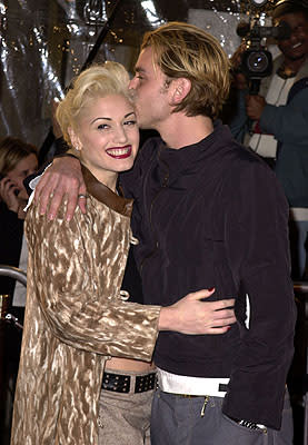 Gwen Stefani and Gavin Rossdale at the Mann National Theater premiere of Dreamworks' The Mexican