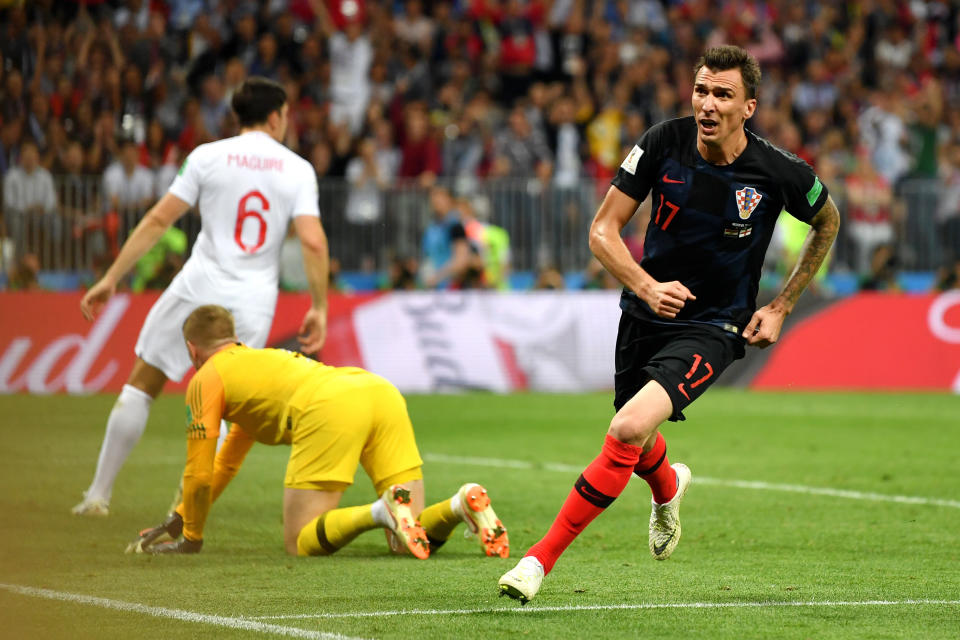 Mario Mandzukic and Croatia made a surprise run to the final at the 2018 World Cup. (Getty)