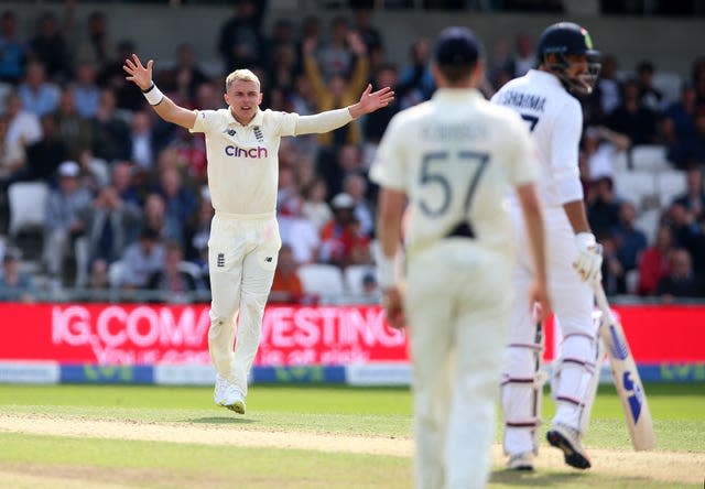 Sam Curran in action