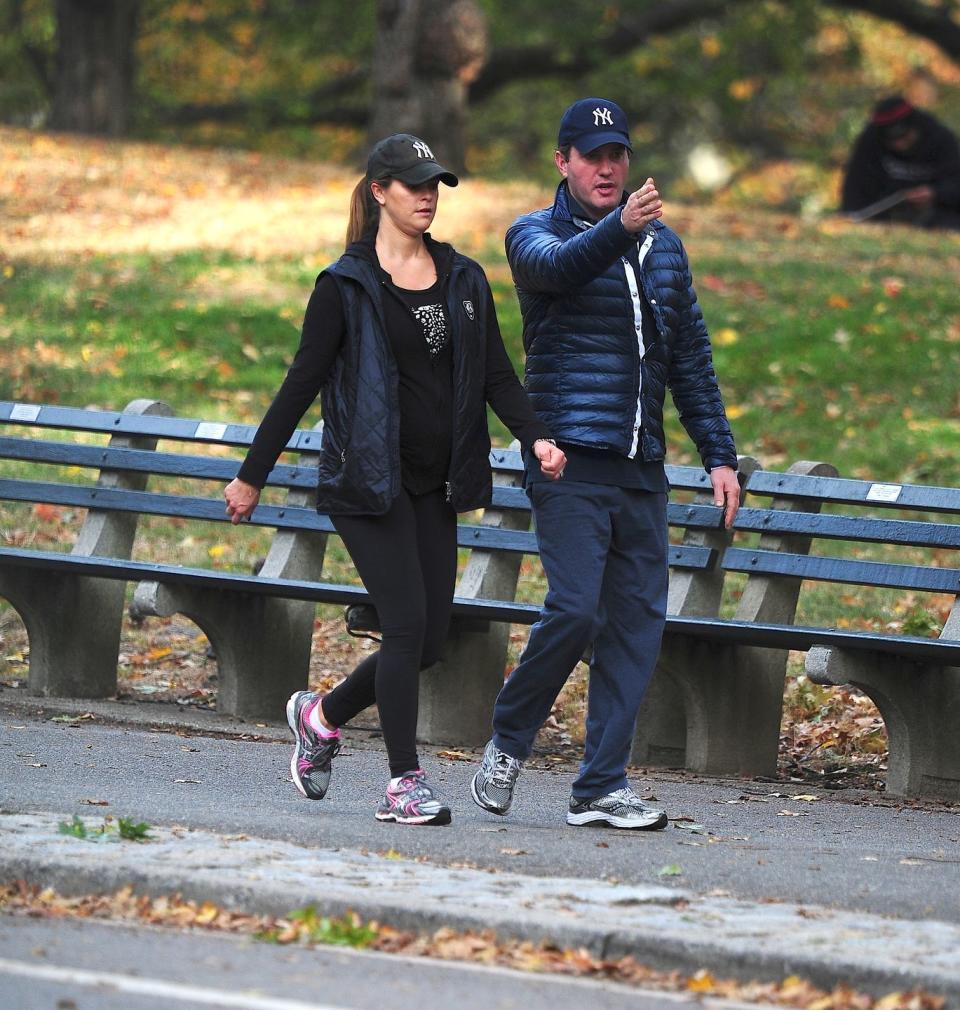 <p>A pregnant Princess Madeleine and her husband went for a casual walk in Central Park. The couple lived in New York before and after their wedding, and Christopher remained a private citizen so he could continue his finance career. </p>