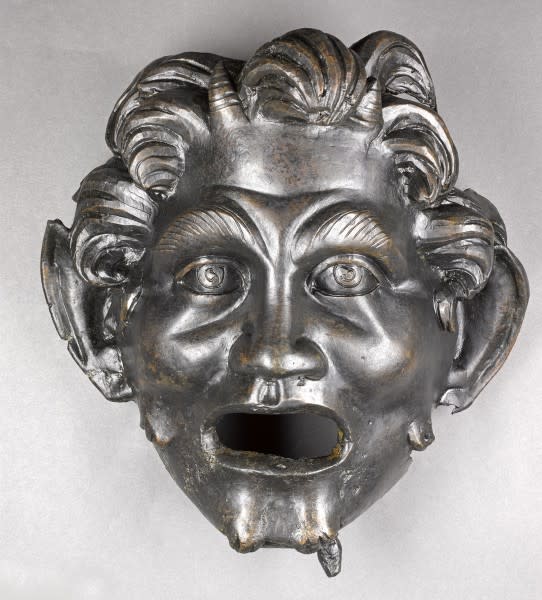 The bronze mask of Pan discovered near Hippos is unusually large compared to other such bronze masks of the Greek God that date from the same period.