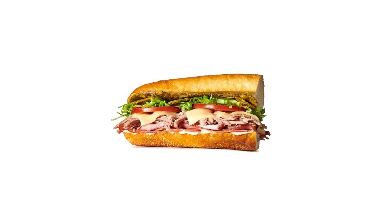 <div>The Miami Dolphins-inspired 'Pub sub' is a spin on the Cuban sandwich. Image is courtesy of Publix.</div>