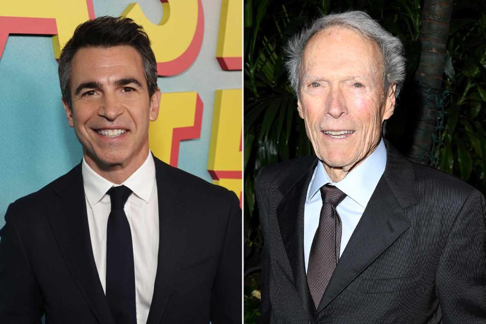 <p>Steve Granitz/WireImage;Todd Williamson/Peacock</p> Chris Messina and Clint Eastwood