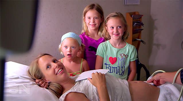 Rachel has three daughters of her own, and has been a surrogate once before.