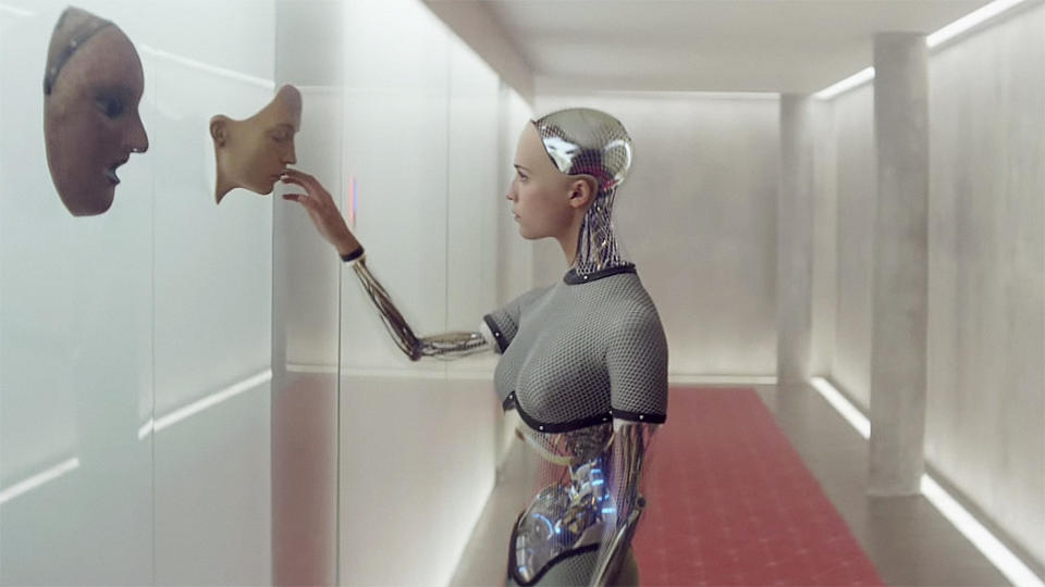 A still from the movie Ex-Machina. Graphic: Universal Pictures