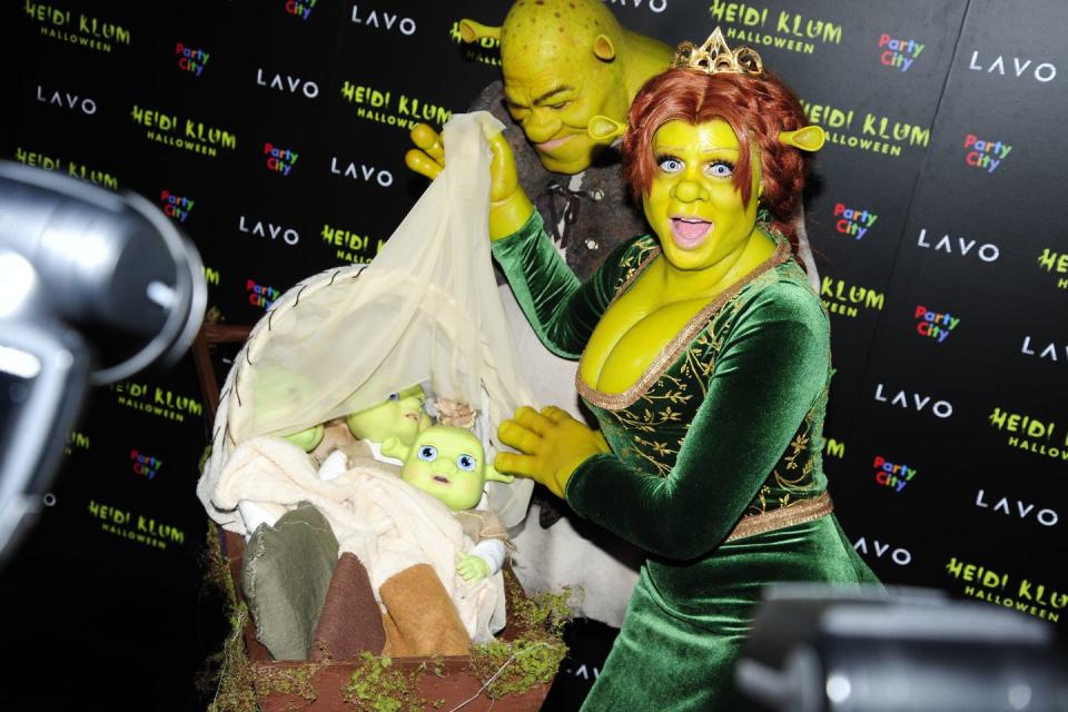 Tom Kaulitz and Heidi Klum - 'Shrek' Characters