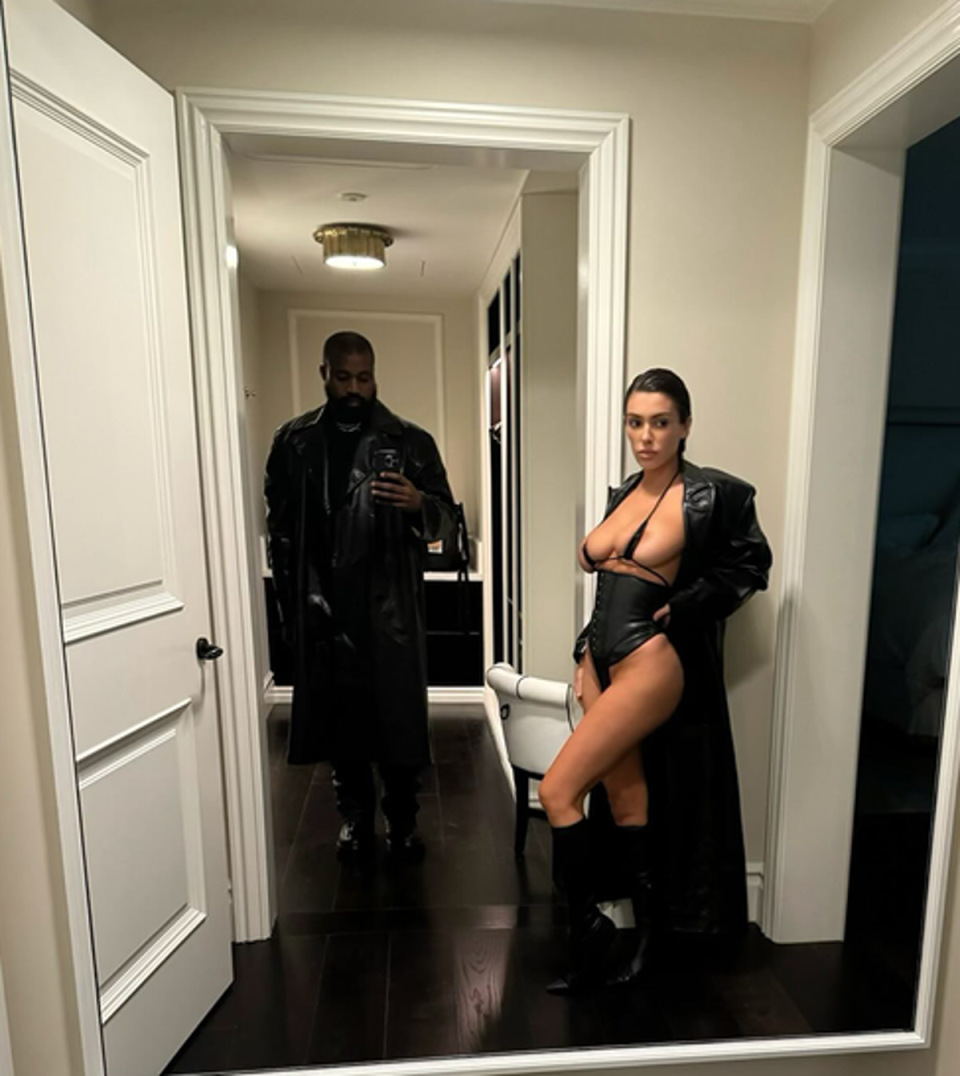 Kanye West and Bianca Censori, via Instagram (Instagram)