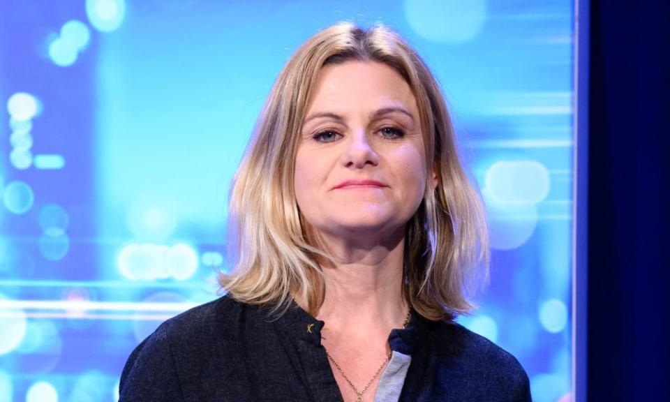 Zelda Perkins appearing on ITV’s Peston in February 2020.