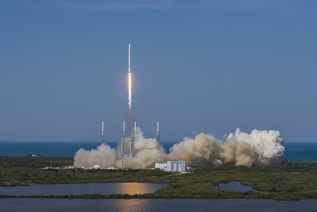 SpaceX Sea Landing 4