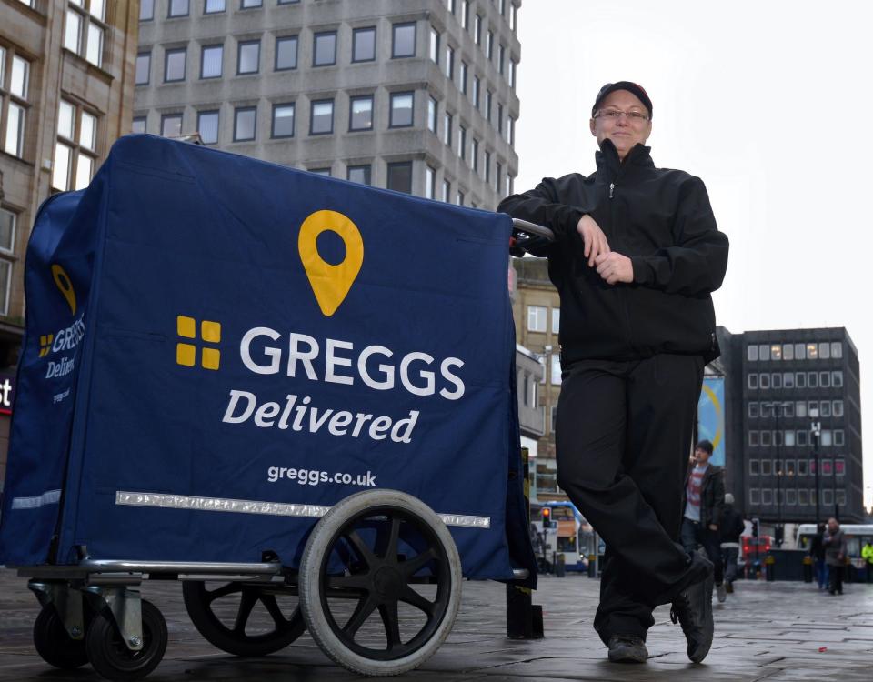 <p>A new delivery partnership with Just Eat has helped the company claw back some lost in-store revenues</p> (Greggs/North News & Pictures Ltd)