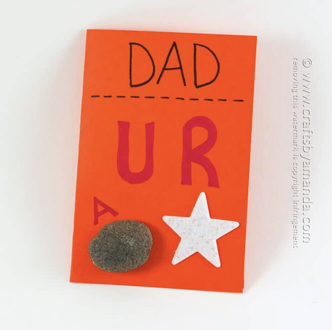 18) Rock Star Dad Card