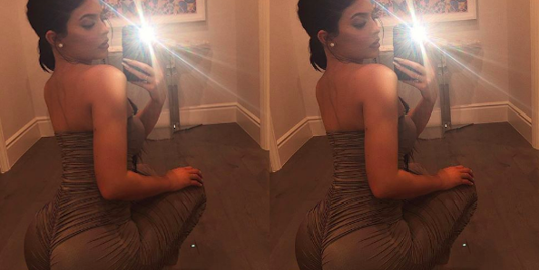 Kylie Jenner Wore the Most Uncomfortable-Looking Wedgie Dress Out With Her  Sisters