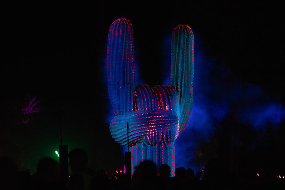 <sup>Power Trip’s massive “devil hands” cactus (photo: Sean Reiter)</sup>