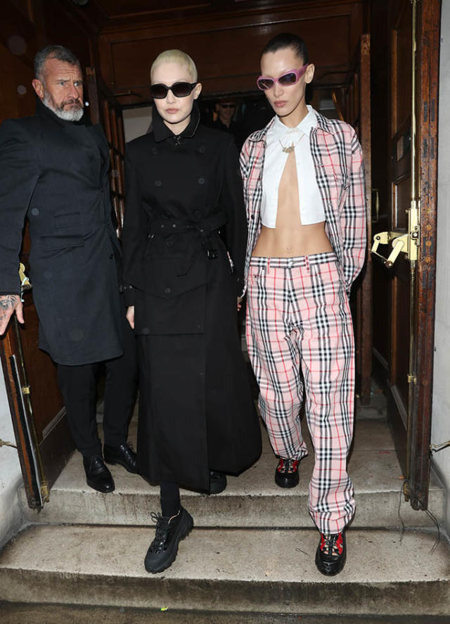 Gigi and Bella Hadid Look Like They Stepped Out of The Matrix at NYFW