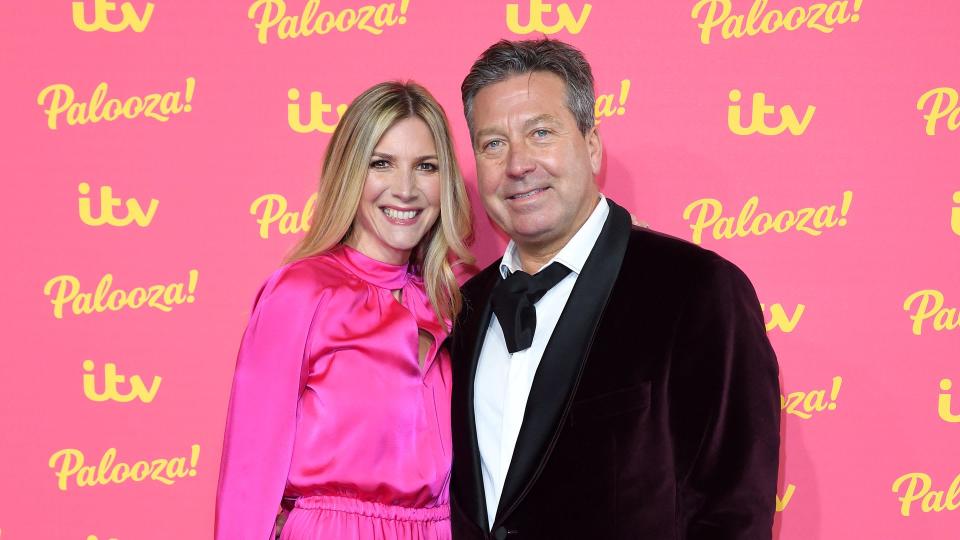 John Torodoe and Lisa Faulkner on the red carpet 