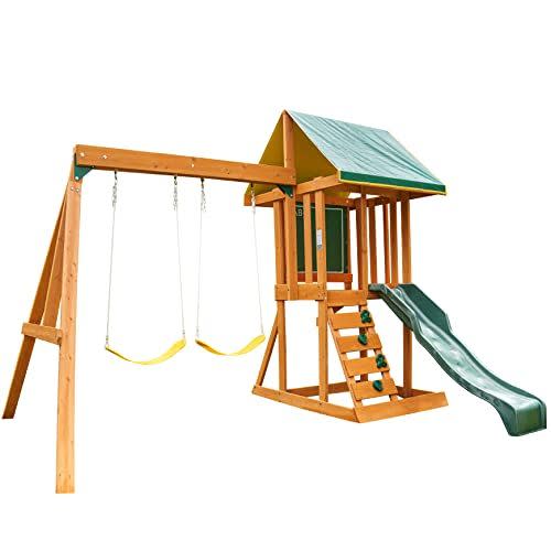 4) Appleton Wooden Swing Set