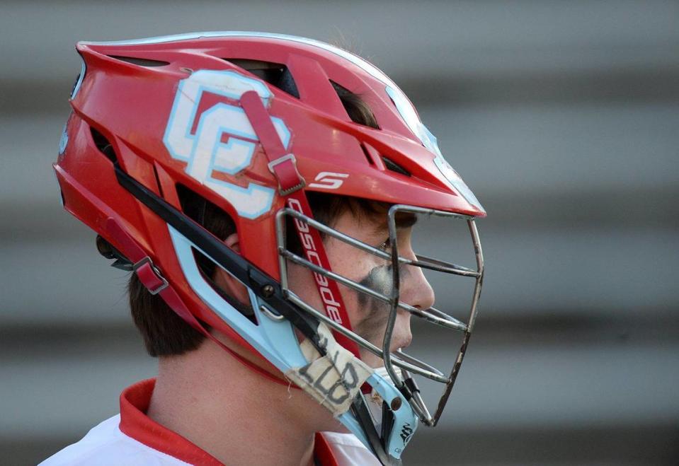 Charlotte Catholic’s, #1. Jack Ransom, a Georgetown recruit, is a standout player for the Cougars. He recently scored seven goals against Myers Park. The teams battled on Monday, April 8, 2024.