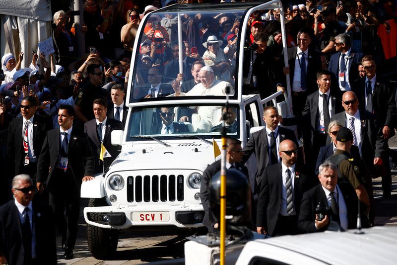 Pope Francis visits Quebec