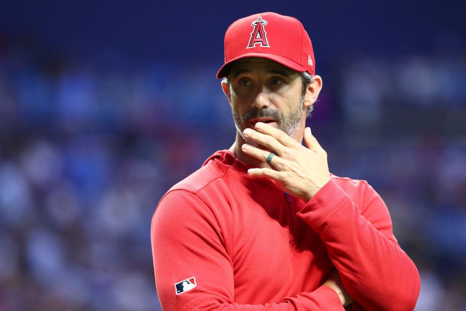 Brad Ausmus was hired by the Angels in October 2018.