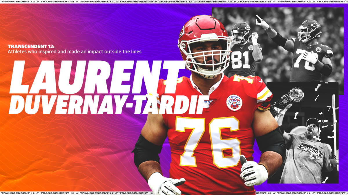 Laurent Duvernay-Tardif in Pro Football Hall of Fame for work off