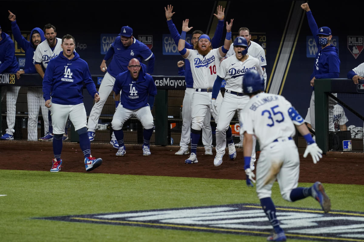 Chris Taylor, Cody Bellinger and Mookie Betts - Tampa Bay Rays - 5