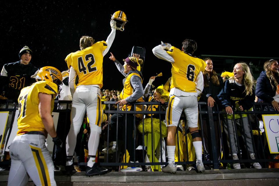Scenes as Zeeland East earns their first win of the season Friday, Oct. 14, 2022, at Zeeland East High School. 