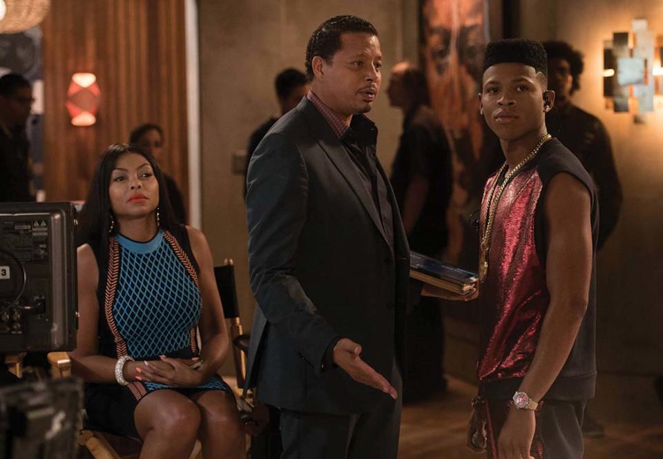 Taraji P. Henson, Terrence Howard and Bryshere Y. Gray in Empire.