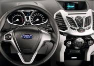 Modern, oblique headlamps frame a high-mounted trapezoidal grille which gives the vehicle an element of pride and a signature Ford face.