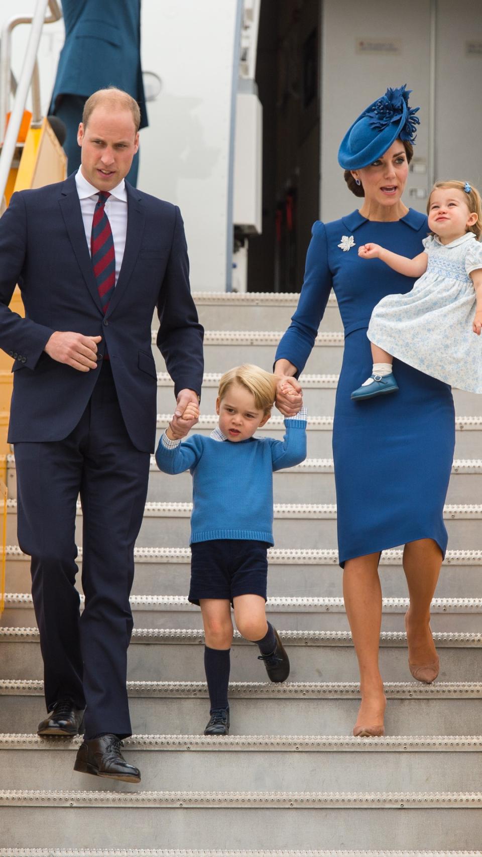 All the times Prince William has flown with George