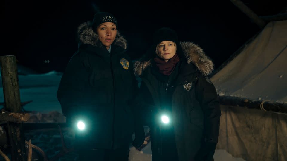 Kali Reis and Jodie Foster in HBO's "True Detective Night Country." - Michele K. Short/HBO