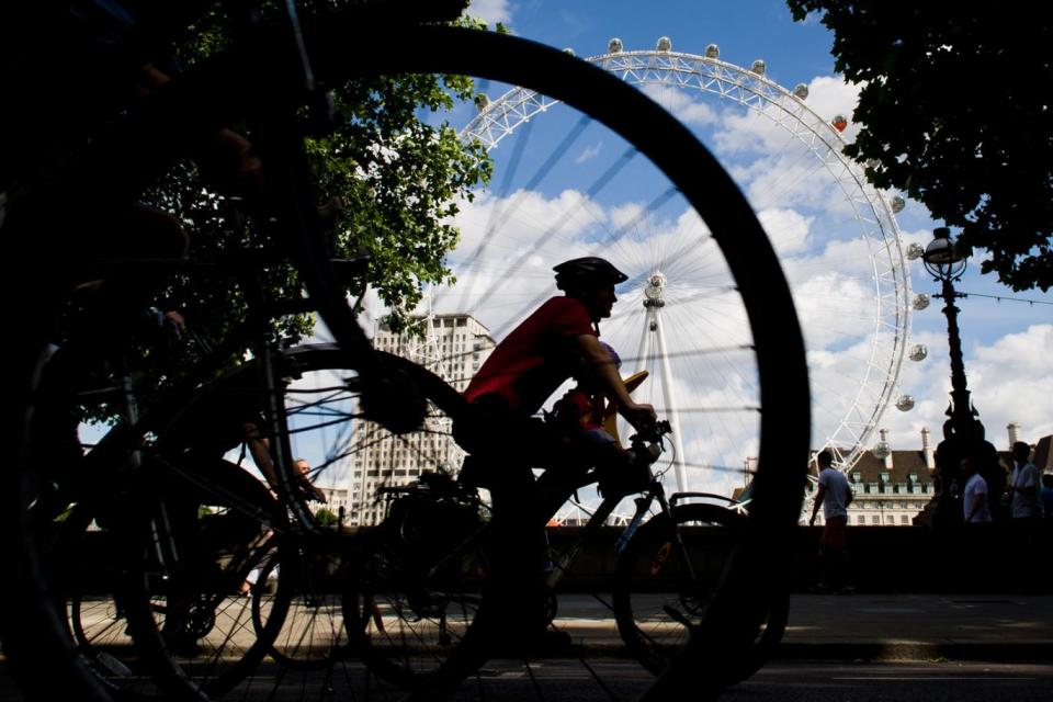 Race: Several rides will be hosted across the capital over the weekend (Getty Images)