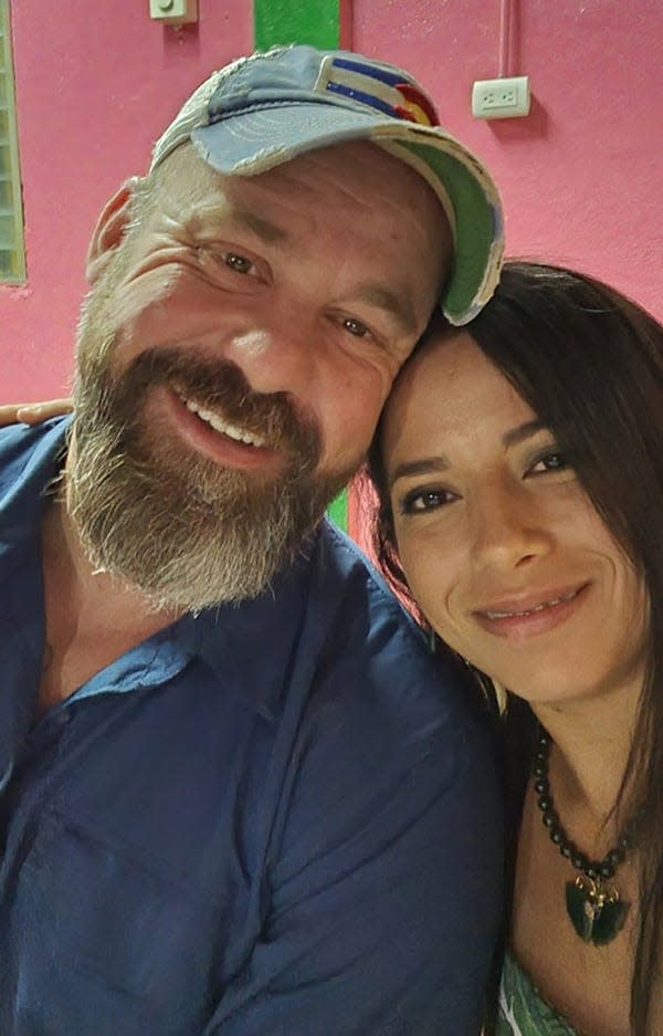 Former St. Augustine resident Nathan Pendleton, founder and president of Nicaraguan nonprofit Deep Rooted Grounds, is with his wife, Maria, a native of the country.