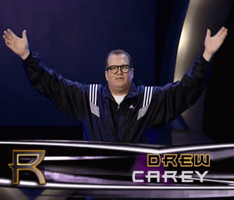 Drew Carey enters the Royal Rumble