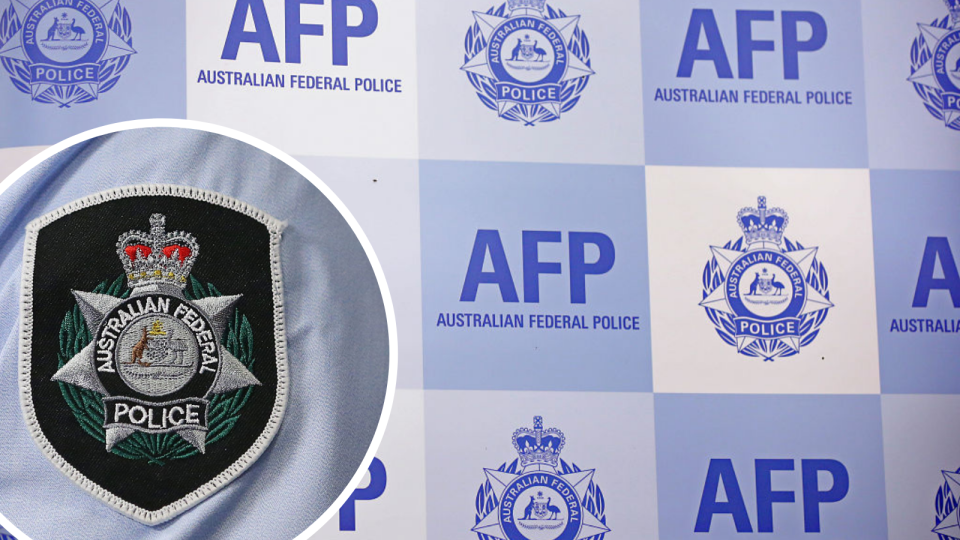 Australian Federal Police logos and badge