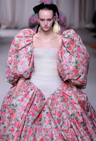 <p>Peter White/Getty</p> Giambattista Valli Haute Couture Spring/Summer 2024 runway.