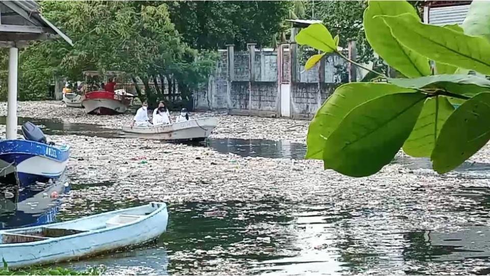 basura entre Honduras y Guatemala