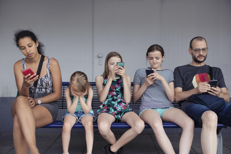 Remember to set an example with your own screen time. (Getty Images)