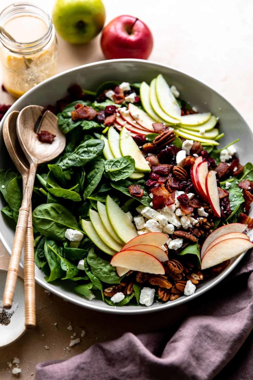 Autumn Apple Salad With Maple Vinaigrette