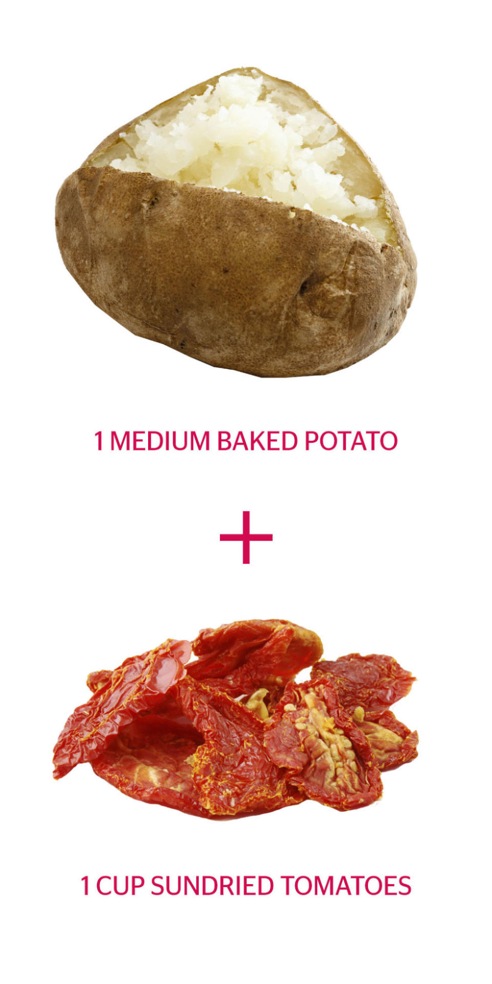 Baked Potato + Sundried Tomatoes