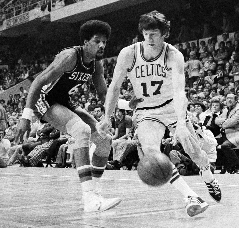 John Havlicek averaged 20.8 points, 6.3 rebounds and 4.8 assists in 16 seasons with the Celtics.