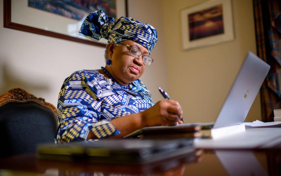 Ngozi Okonjo-Iweala, the first African leader of the World Trade Organisation, 2021