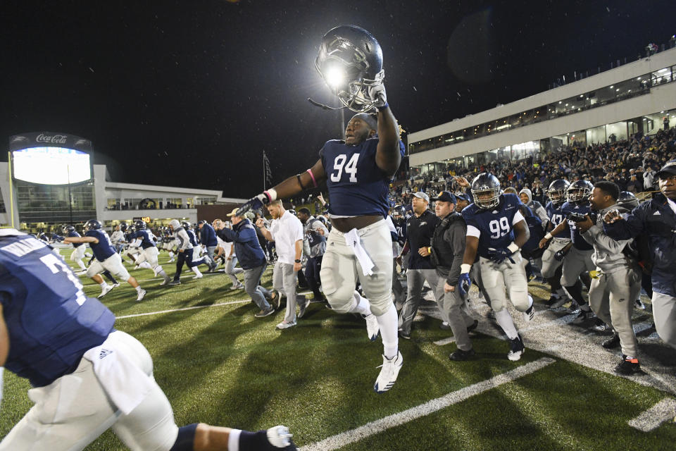 Georgia Southern is playing in just its second bowl game as an FBS program. (AP Photo/John Amis)