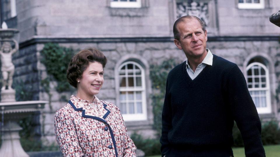 Queen Elizabeth II and Prince Philip at Balmoral, Scotland, 1972