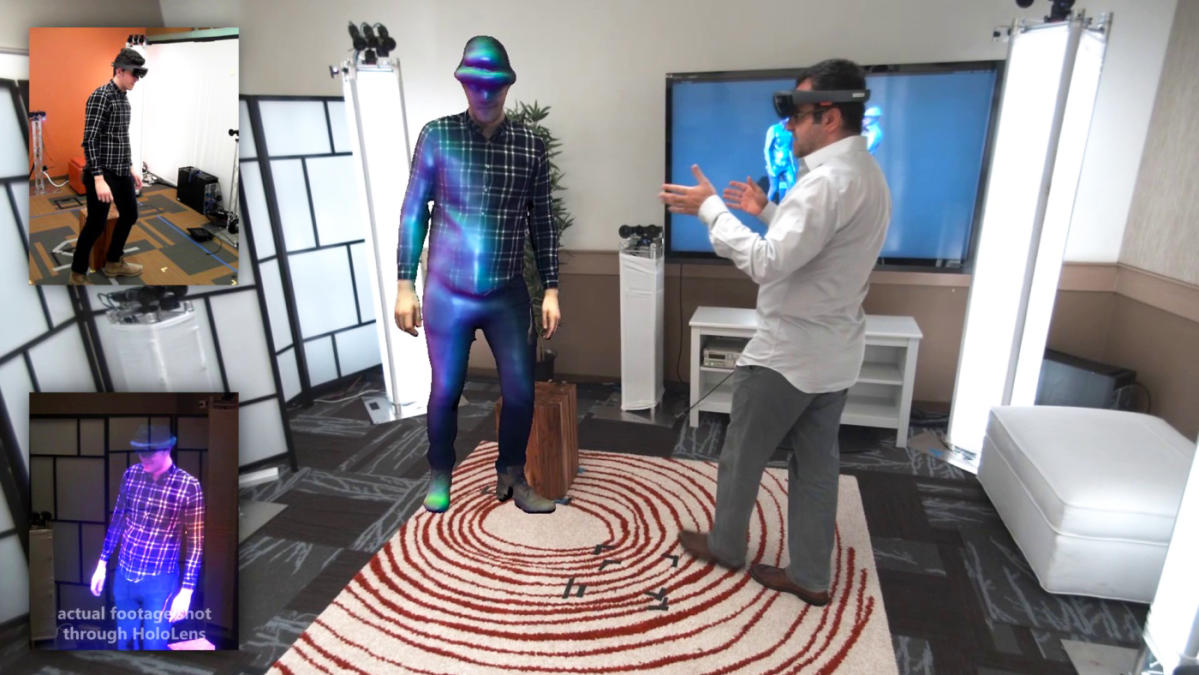 'Holoportation' demo makes live-video holograms look easy