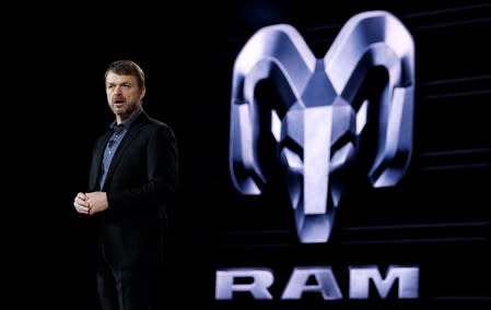 FILE PHOTO: Ram's Manley speaks at the North American International Auto Show in Detroit