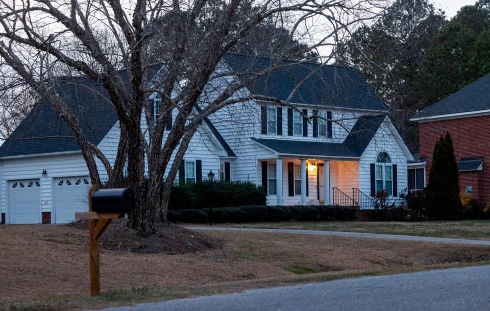 This home is one of five on Royal Drive that Jimmy Donaldson has purchased in the Windsor neighborhood south of downtown Greenville. 