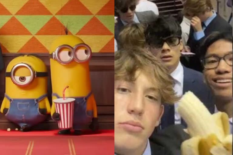 Un nuevo challenge de TikTok surgido tras el estreno de la película Minions: nace un villano está trayendo dolores de cabeza en las salas de cine del mundo